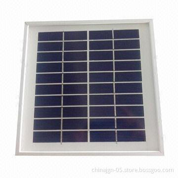 High Quality Glass Laminated Solar Panel, 3W